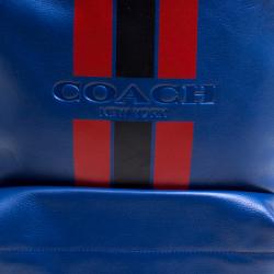 Coach Midnight Blue Leather New Varsity Charles Backpack