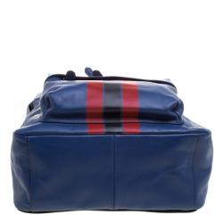 Coach Midnight Blue Leather New Varsity Charles Backpack