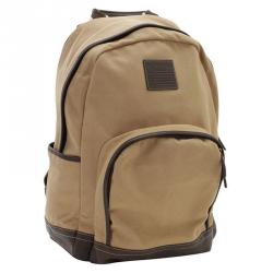 Coach Brown Canvas/Leather Voyager Backpack