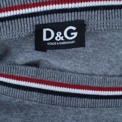 Pre Owned D and G Men's Gray T-Shirt M