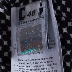 D&G Men's Black Leather Jacket M