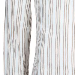 Pre Owned D&G Men's White Striped Cotton Shirt M