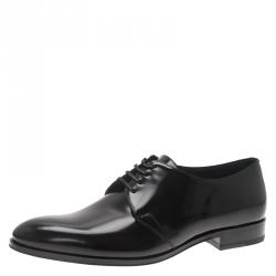 Dior Black Patent Lace Up Derby Size 42