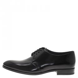Dior Black Patent Lace Up Derby Size 42