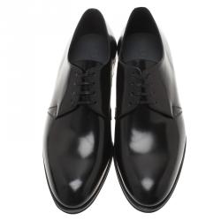 Dior Black Patent Lace Up Derby Size 42