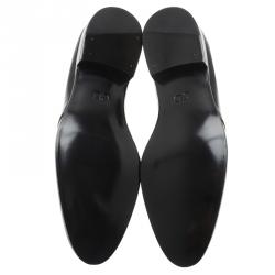 Dior Black Patent Lace Up Derby Size 42