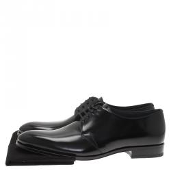 Dior Black Patent Lace Up Derby Size 42