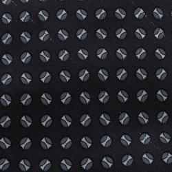 Dior Navy Blue Printed Silk Traditional Tie