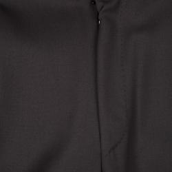 Dior Dark Brown Wool Tailored Trousers 4XL