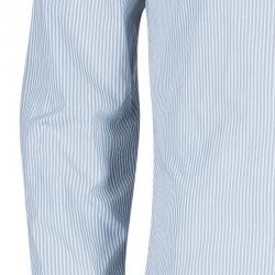 Pre Owned Dior Men's Gray Striped Contrast Collar Shirt S