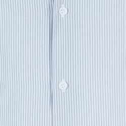 Pre Owned Dior Men's Gray Striped Contrast Collar Shirt S