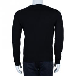 Dior Men's Black Button Down Cardigan S