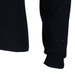 Dior Men's Black Button Down Cardigan S