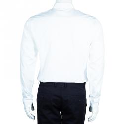Pre Owned Dior Men's White Cotton Shirt S