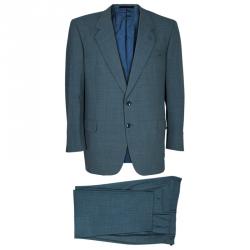 Dior Men's Grey Wool Suit XL