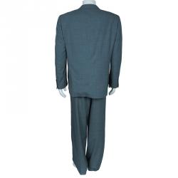 Dior Men's Grey Wool Suit XL