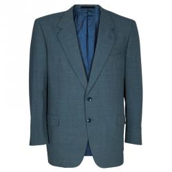 Dior Men's Grey Wool Suit XL