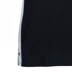 Pre Owned Dior Men's Black and White T-Shirt S