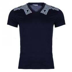 Dior Navy Print T-Shirt S