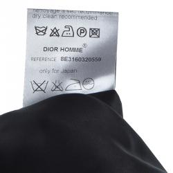 Pre Owned Dior Black Satin Waistcoat L