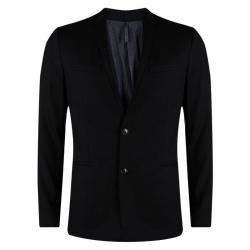 Dior Black Wool Notched Collar Blazer M