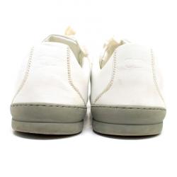 Dior White Leather and Suede Sneakers Size 43