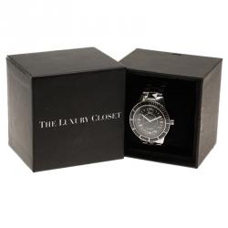 Dior Black Stainless Steel Christal Men's Wristwatch 42MM