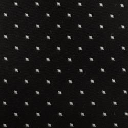 Dolce and Gabbana Black Polka Dot Silk Skinny Tie