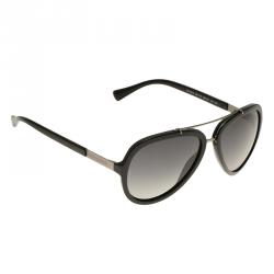 Pre Owned Dolce and Gabbana Black DG4218 Aviators