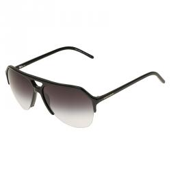 Pre Owned Dolce and Gabbana Black DG4178 Stefano Aviators