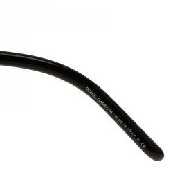Pre Owned Dolce and Gabbana Black DG4178 Stefano Aviators