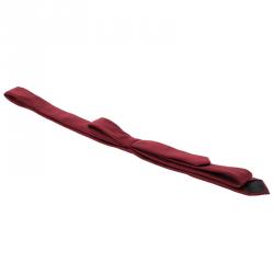 Pre Owned ربطة عنق دولتشي اند غابانا سكيني حرير احمر