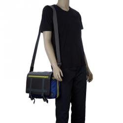 Dolce and Gabbana Multicolor Nylon and Canvas Etna Messenger Bag