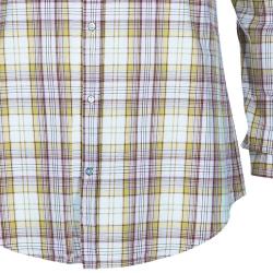 Pre Owned Dolce and Gabbana Men's Multicolor Checked Shirt L