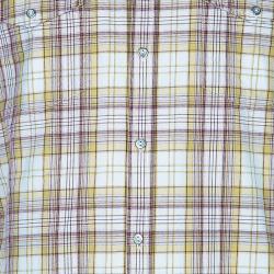 Pre Owned Dolce and Gabbana Men's Multicolor Checked Shirt L