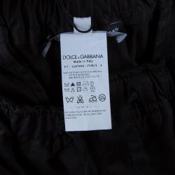 Pre Owned Dolce and Gabbana Black Athletic Pants M