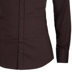 مملوكة مسبقًا قميص دولتشي أند غابانا بني للرجال S