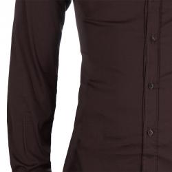 مملوكة مسبقًا قميص دولتشي أند غابانا بني للرجال S