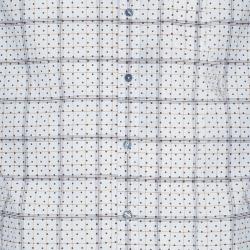 Pre Owned قميص رجالي دولتشي أند غابانا كم قصيرمنقط أبيض L