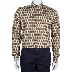 Dolce & Gabbana White Monogram Shirt for Men