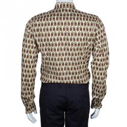 Pre Owned Dolce and Gabbana Basket Print Shirt L