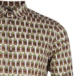 Pre Owned Dolce and Gabbana Basket Print Shirt L
