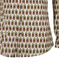 Pre Owned Dolce and Gabbana Basket Print Shirt L