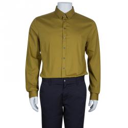 مملوكة مسبقًا Dolce and Gabbana Mustard Shirt L