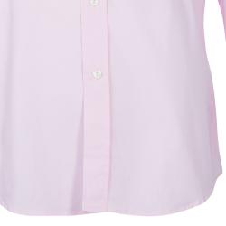مملوكة مسبقًا Dolce and Gabbana Men's Pink Cotton Shirt L