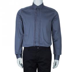 Pre Owned Dolce and Gabbana Men's Grey Johnny Depp Shirt L