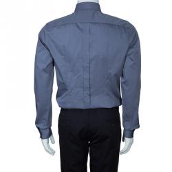 Pre Owned Dolce and Gabbana Men's Grey Johnny Depp Shirt L