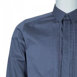 Pre Owned Dolce and Gabbana Men's Grey Johnny Depp Shirt L