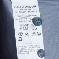 Pre Owned Dolce and Gabbana Men's Grey Johnny Depp Shirt L