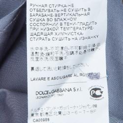 Pre Owned Dolce and Gabbana Men's Grey Johnny Depp Shirt L